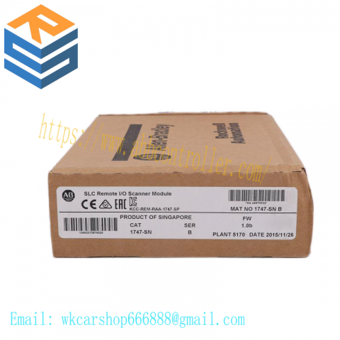 Allen-Bradley AB 1747-SN SLC Remote I/O Scanner Module, Industrial Automation Control