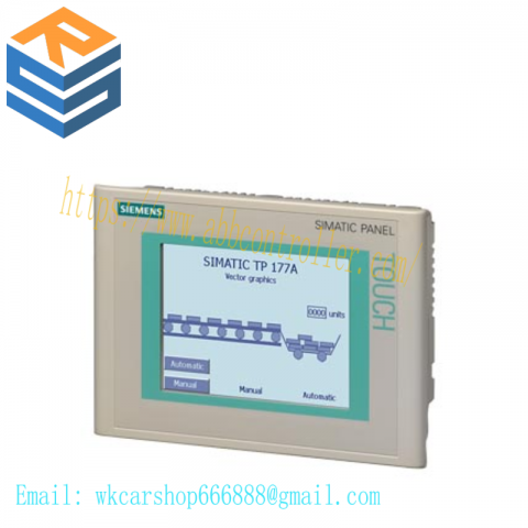 SIEMENS 6AV6642-0AA11-0AX1 Touch Panel TP177A - Advanced HMI Solution for Industry