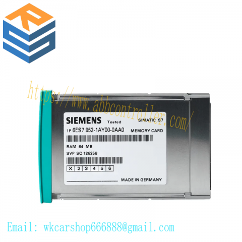 SIEMENS S7, Memory Card 6ES7952-0KF00-0AA0 - Industrial Control Module