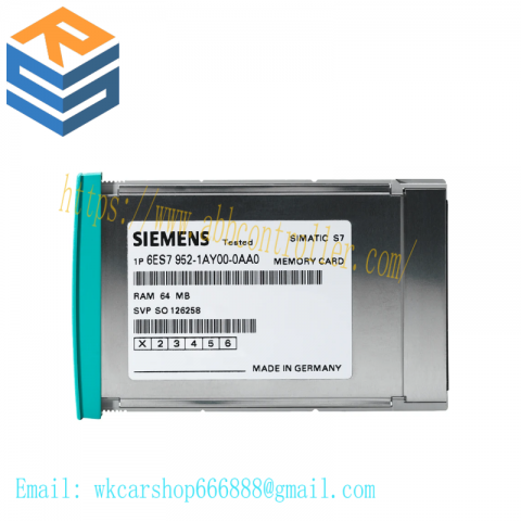 SIEMENS S7 400 Memory Card, 6ES7952-0KH00-0AA0, PLC Module