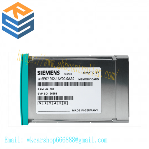 Siemens 6ES7952-1KL00-0AA0 Memory Card, Industrial Control Module