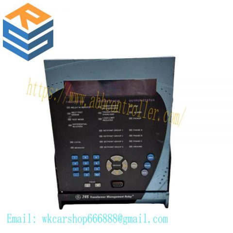 GE 745-W2-P5-G5-HI-A-L-R-E-H Transformer Management Relay: Advanced Protection for Your Power Systems