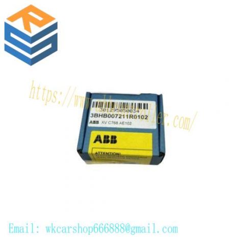 ABB 3BHB007211R0101; XVC768AE101 Control Board; Producer: ABB