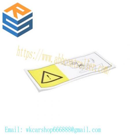 ABB 3HAC020611-001 Robotic Parts Warning Label, for Industrial Control Systems