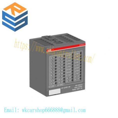 ABB DX522 1SAP245200R0001 - 8DO Relay Module for Industrial Automation