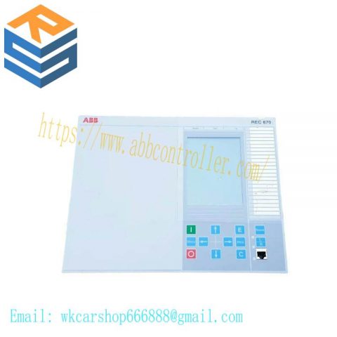 ABB REC670 1MRK000008-NB: Bay Control Display for Industrial Automation