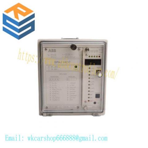 ABB SPAJ142C RS611006-AA Overcurrent and Earth Fault Relay, Advanced Protection System for Industrial Automation
