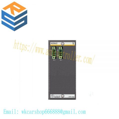 Bachmann AI204/2: High-Precision Analog Input Module for Industrial Control