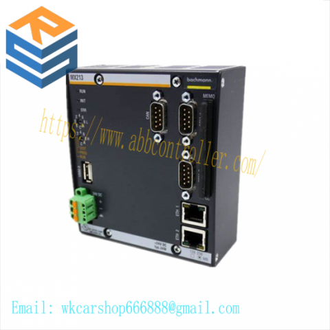 Bachmann MX213 CPU Module - High-Performance Processor for Industrial Automation