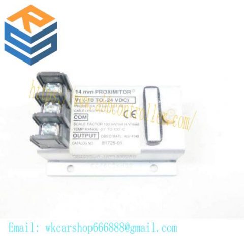 Bently Nevada 81724-00-08-10-02 New: Precision Control Module for Industrial Automation