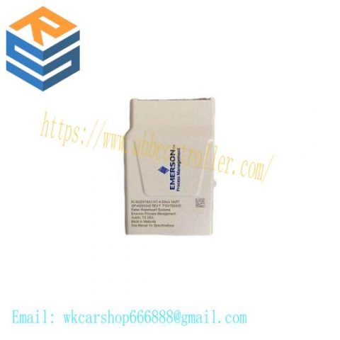 EMERSON KL3022X1-BA1 12P4629X042 Analog Output 4-20mA HART Control Module