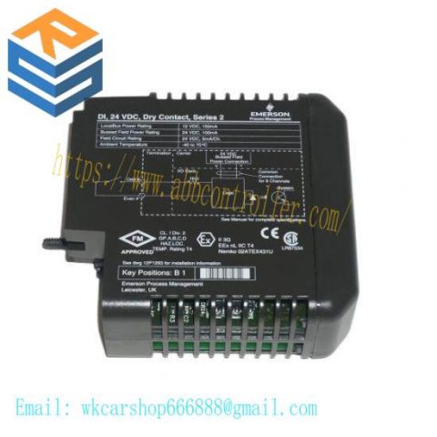 EMERSON KJ3201X1-BA1 | Discrete Input Card