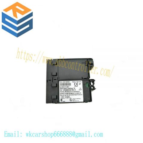 EMERSON KJ3241X1-EA1: Industrial Interface Terminal Block, Advanced Control Solutions