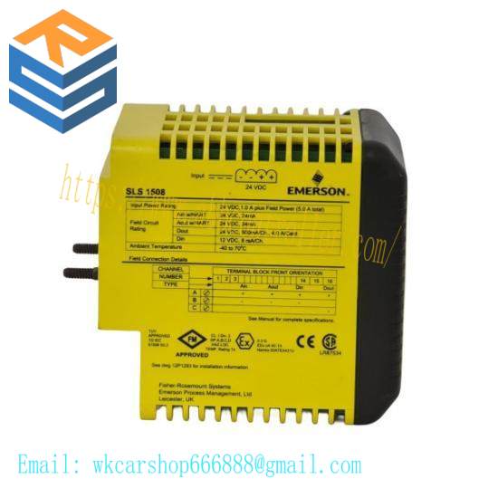 emerson_sls1508_kj2201x1-ba1_12p3162x122_deltav_sis_smart_logic_solver_2.jpg Emerson SLS1508 KJ2201X1-BA1 12P3162X122 DeltaV SIS Smart Logic Solver