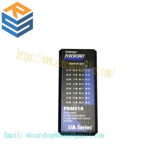 Foxboro FBM219 I/O Module - PLC Expansion for Industrial Automation