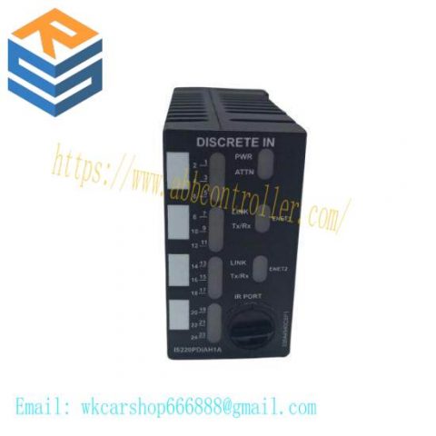 GE IS220PDIAH1A Discrete I/O Pack, Industrial Control Module