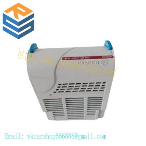 Ovation by Emerson, Model 5X00167G01, Sub-Model 1X00188H01, Control Module