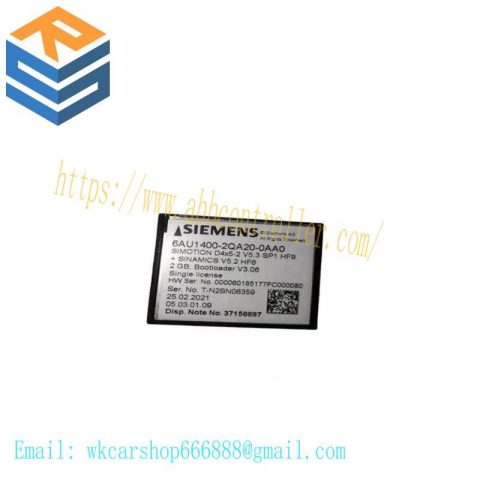 SIEMENS 6AU1400-2QA20-0AA0 Compact Flash Memory Card for Industrial Automation