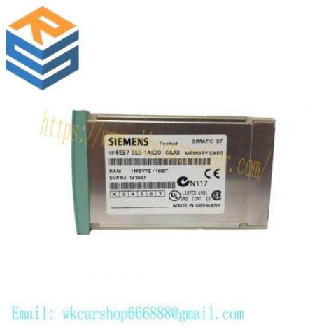 Siemens 6ES7952-1AK00-0AA0 RAM Memory Card for S7-400