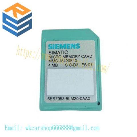 Siemens Micro Memory Card 6ES7 953-8LM20-0AA0: Industrial Control Solutions