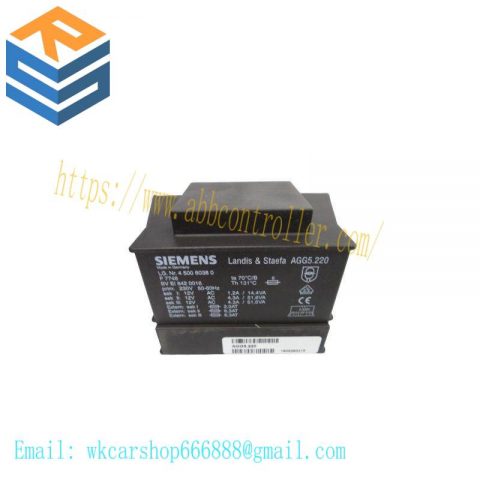 SIEMENS AGG5.220 Mains Transformer, LMV5 System Application