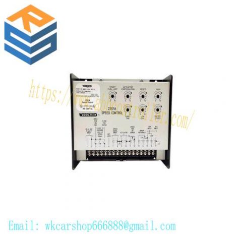Woodward 2301A 9907-014 Speed Control Module, Industrial Automation