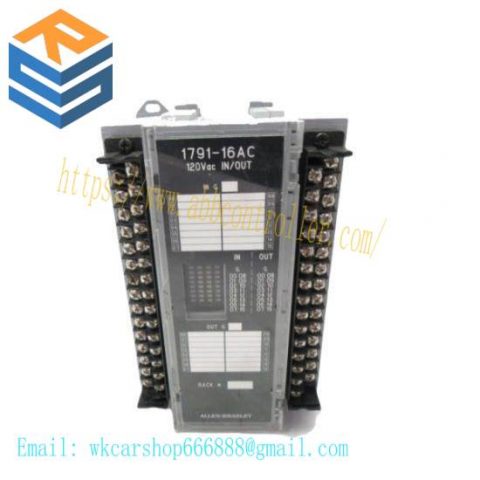 ABB 1791-16AC BLOCK I/O MODULE, Advanced Control System Component