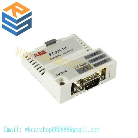 ABB FCAN-01 Adapter: Advanced CAN Bus Interface for Industrial Automation, 200 characters or less