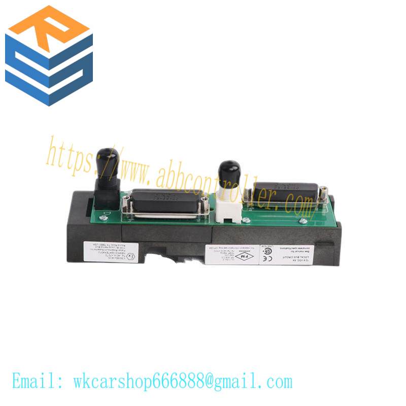 emerson_kj4001x1-na1_rev_c.jpg Emerson KJ4001X1-NA1 REV:C - Dual Right Cable Extender for DeltaV Systems