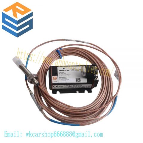 Emerson PR6423/002-131 CON021 Eddy Current Displacement Sensor - Precision Measurement for Industrial Control