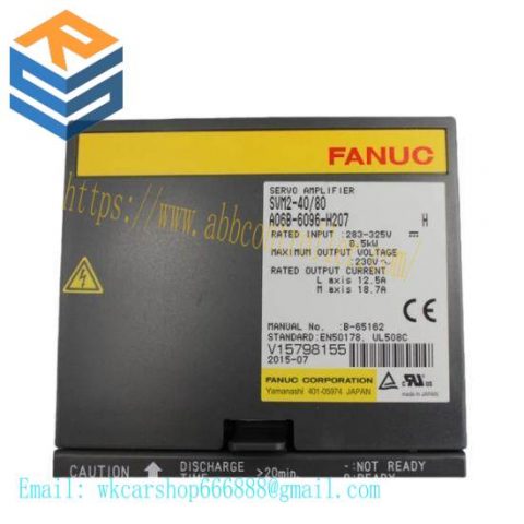 Fanuc A06B-6096-H207 | High-Power GE Servo Module