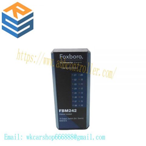 FOXBORO FBM242 RH916TA: Channel Isolated 16-Output Switch for Advanced Industrial Control