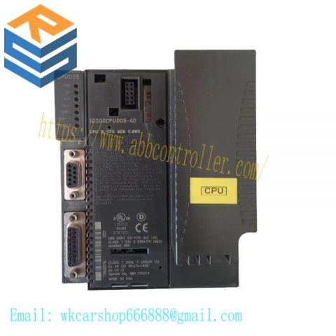 GE IC200CPU005: High-Performance Programmable Logic Controller Module