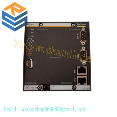 Bachmann MC205 Processor Module, Advanced Control Solutions for Industrial Automation