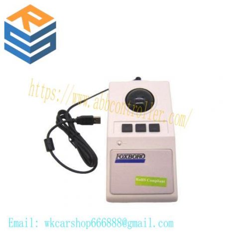 Foxboro P0972SF - Industrial Trackball Interface Mouse, Precision Control for Manufacturing Environments