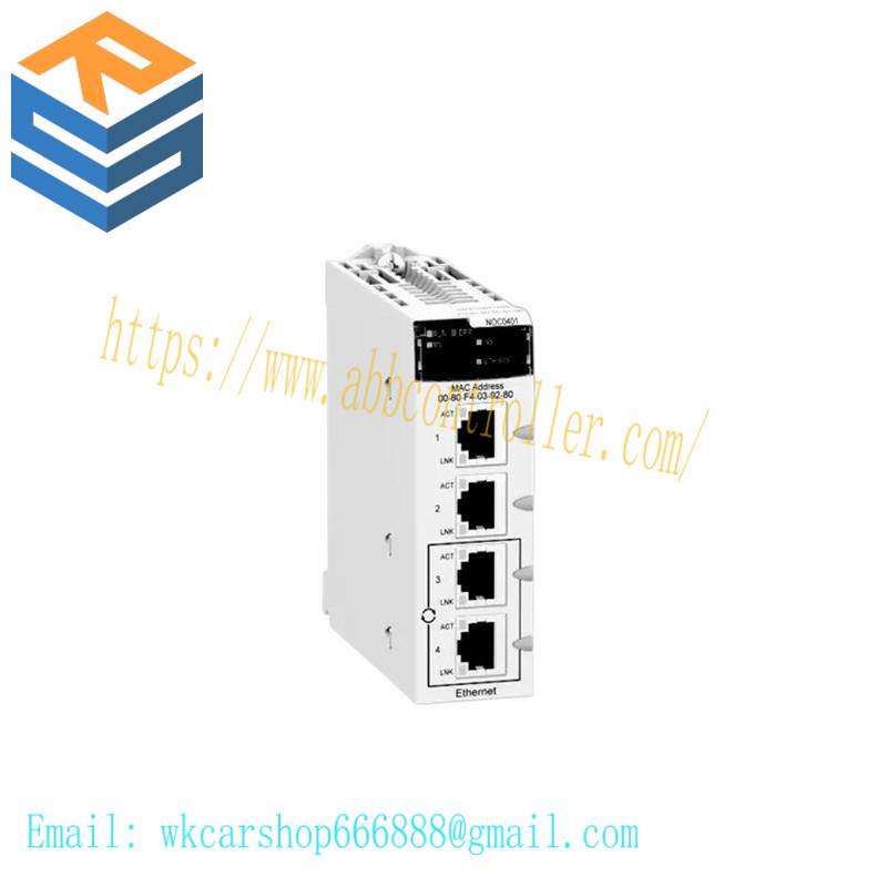 schneider_bmxnoc0401_ethernet_module.jpg Schneider Electric BMXNOC0401 - Industrial Ethernet Communication Module, Designed for Extreme Environments