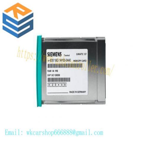 Siemens 6ES7952-0KH00-0AA0 High-Speed RAM Memory Card for S7-400 Series, Long Version