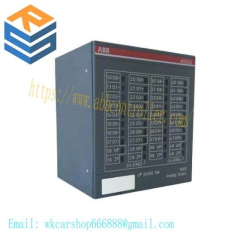 ABB AO523 - 1SAP250200R0001 Analog Output Module, Industrial Automation Solutions