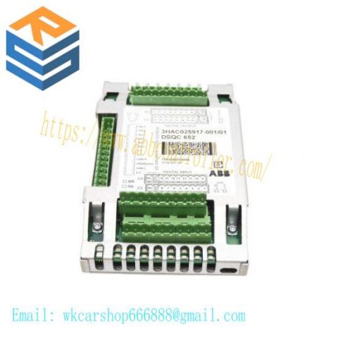 ABB DSQC652 3HAC025917-001/01 - Modular Input/Output Unit for Advanced Automation Solutions