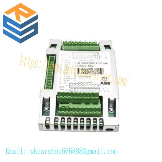 abb_dsqc652_3hac025917-001_01_i_o_unit.jpg ABB DSQC652 3HAC025917-001/01 - Modular Input/Output Unit for Advanced Automation Solutions