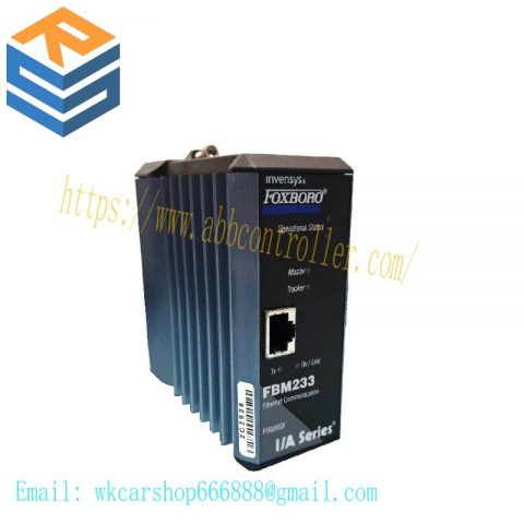 Foxboro FBM233 P0926GX: Channel Isolated Control Module, Precision Engineering for Industrial Automation