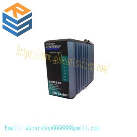 Invensys Foxboro FBM218 P0922VW Redundant Output Module: Industrial Control System Innovation