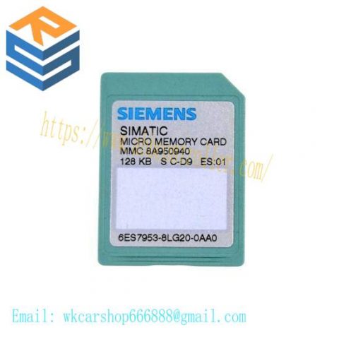 Siemens 6ES7 953-8LG20 Micro Memory Card, Industrial Control Modules