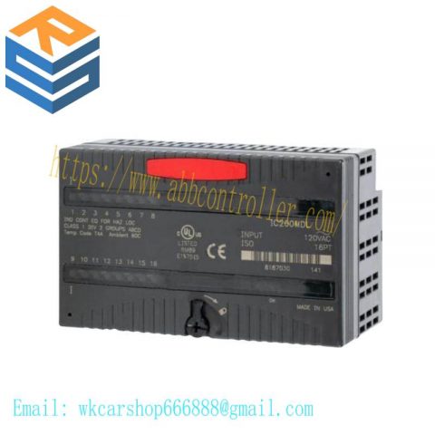 GE IC200MDL241: 16-Point AC Input Module for Industrial Control Systems