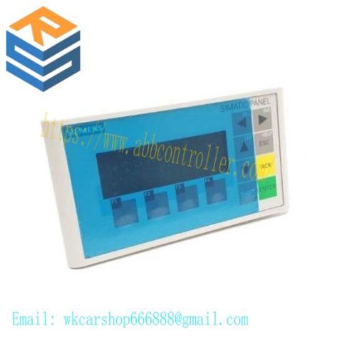 Siemens 6AV6640-0BA11-0AX0 SIMATIC OPERATOR PANEL: Advanced Control Panel for Industrial Applications