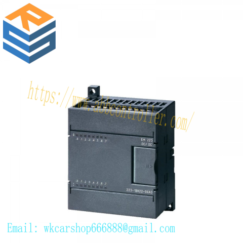 SIEMENS 6ES7223-1BH22-0XA0 - Digital I/O Module, 8DI/8DO, 24V DC, 0.75A