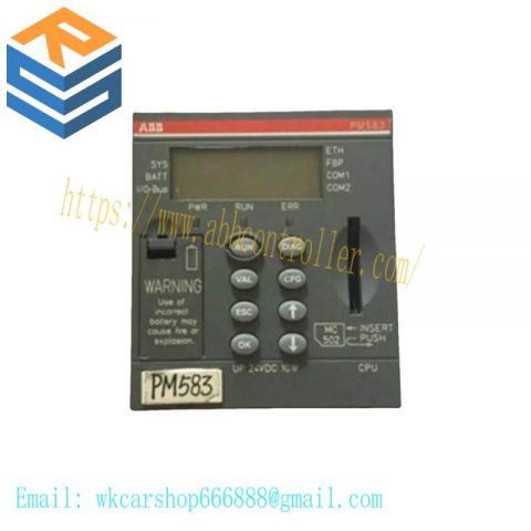 ABB AC500 CPU PM583-ETH: High Performance Modular Control Solution