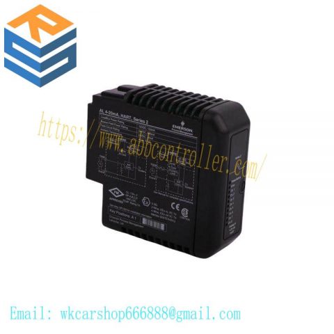 Emerson KJ3223X1-BA1, 12P2871X012 Analog Module