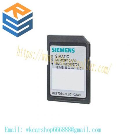 Siemens 6ES7954-8LB01-0AA0: Industrial Memory Card for Control Systems