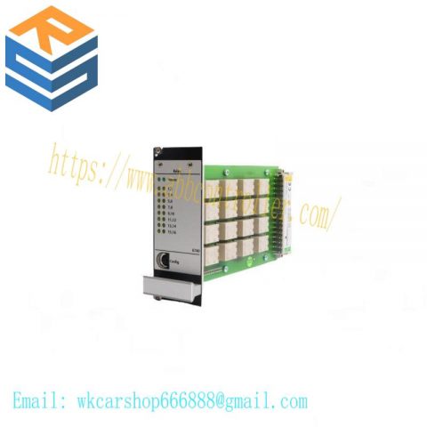 EMERSON A6740/10: 16-Channel Relay Output Module for Industrial Automation